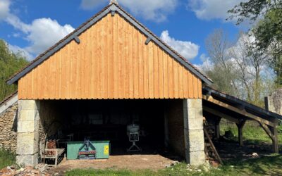 Rénovation corps de ferme tuile plate