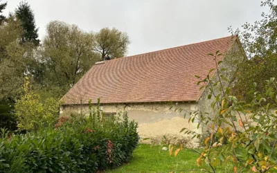 Restauration de la charpente de la Grange aux Dîmes à Sassay